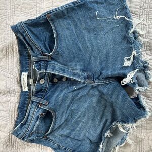 Women's Blue Denim Shorts